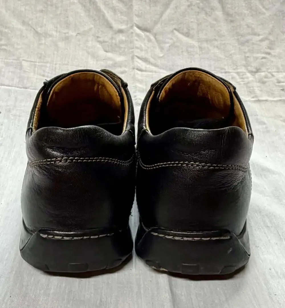 Born M3258 Men's Black Leather Casual Lace-Up Shoes